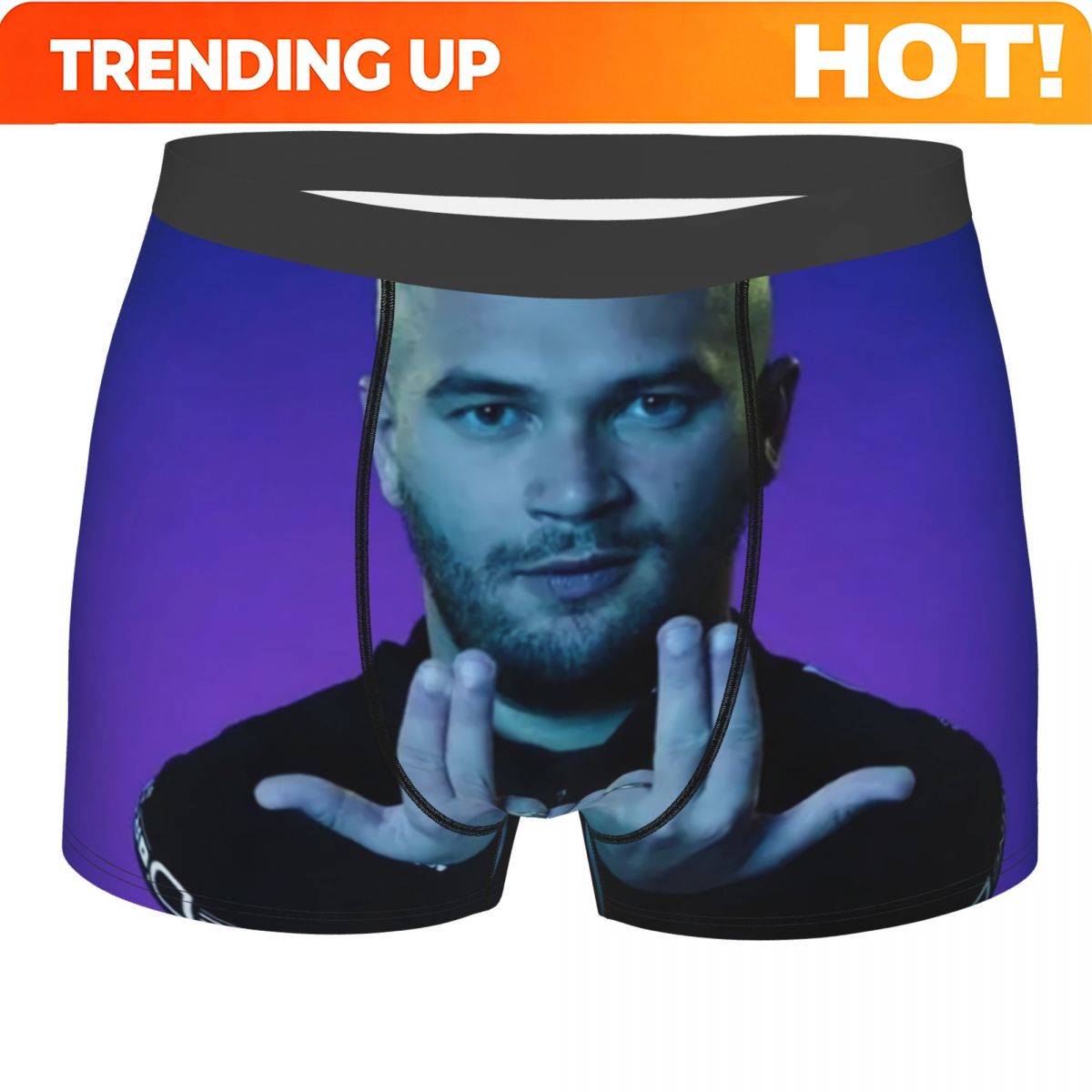 Boxer Shorts Modal - سراويل داخلية رجالية مخصصة بتصميم مغني