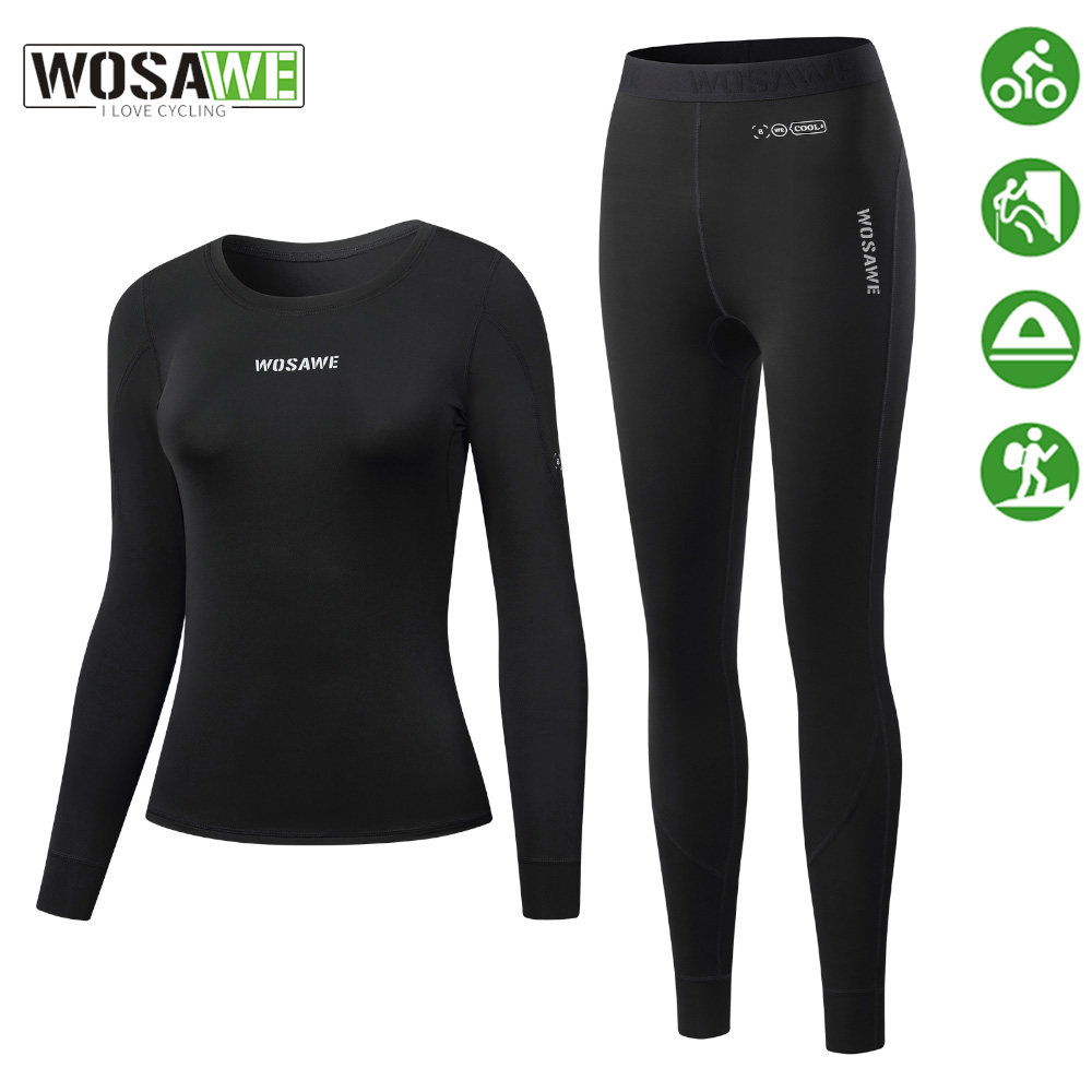 Compression Long Pant - طقم ملابس داخلية نسائية للدراجات من